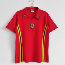 1976-1979 Wales Home Retro Soccer Jersey