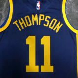 22-23 WARRIORS THOMPSON #11 Royal blue Top Quality Hot Pressing NBA Jersey (Trapeze Edition)