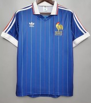 1982 France Home Retro Soccer Jersey