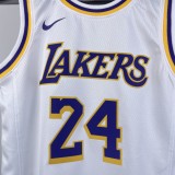 2023 LAKERS BRYANT #24 White MAMBA Top Quality Hot Pressing Kids NBA Jersey