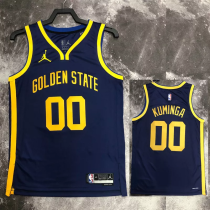 22-23 WARRIORS KUMINGA #00 Royal blue Top Quality Hot Pressing NBA Jersey (Trapeze Edition)