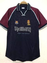 1999 West Ham #7 Iron Maiden Home Retrot Soccer Jersey