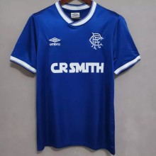 1984-1987 Rangers Home Retro Soccer Jersey