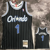 1995 Magic HARDAWAY #01 Black Retro Top Quality Hot Pressing NBA Jersey