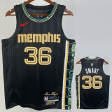 22-23 Grizzlies SMART #36 Black City Edition Top Quality Hot Pressing NBA Jersey