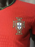 2024 Portugal European Cup Home Player Version Soccer Jersey