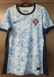 2024 Portugal European Cup Away Women Fans Version Soccer Jersey