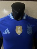 2024 Argentina Away Player Version Soccer Jersey