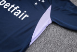 23-24 Cruzeiro High Quality Half Pull Tracksuit