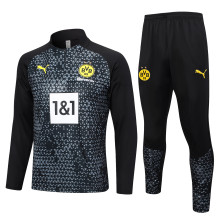 23-24 Dortmund High Quality Half Pull Tracksuit