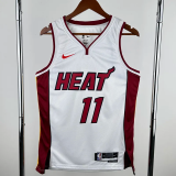 22-23 HEAT JAQUEZ JR. #11 White Top Quality Hot Pressing NBA Jersey