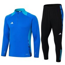 2024 AD Blue Half Pull Tracksuit