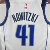 22-23 Dallas Mavericks NOWITZKI #41 White Home Top Quality Hot Pressing NBA Jersey