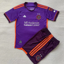 24-25 Houston Dynamo Away Kids Soccer Jersey