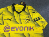 23-24 Dortmund Third Fans UCL Version(Have DORTMUND) Fans Soccer Jersey