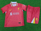 24-25 LIV Home Kids Player Version Soccer Jersey