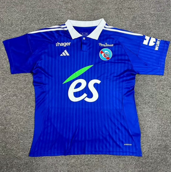 24-25 Strasbourg Home Fans Soccer Jersey