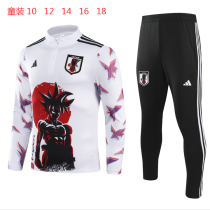 24-25 Japan High Quality Kids Half Pull Tracksuit