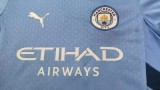 24-25 Man City Home Player Version Kids Soccer Jersey