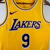 22-23 Lakers JAMES JR. #9 Yellow Top Quality Hot Pressing NBA Jersey