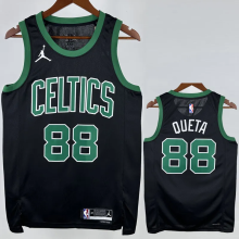 22-23 Celtics QUETA #88 Black Top Quality Hot Pressing NBA Jersey (Trapeze Edition)