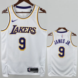 22-23 Lakers JAMES JR. #9 White Top Quality Hot Pressing NBA Jersey