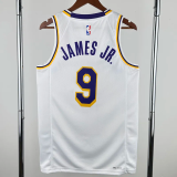 22-23 Lakers JAMES JR. #9 White Top Quality Hot Pressing NBA Jersey