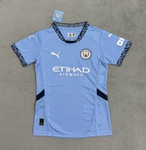 24-25 Man City Home Women Fans Soccer Jersey