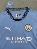 24-25 Man City Home Women Fans Soccer Jersey