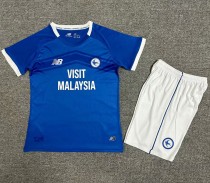 24-25 Cardiff City Home Kids Soccer Jersey