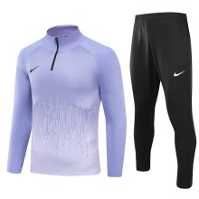 2024 NK Purple Half Pull Tracksuit 