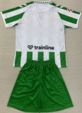 24-25 Real Betis Home Kids Soccer Jersey