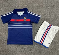 1982-1984 France Home Retro Kids Soccer Jersey