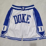 2024 Duke Embroidery Top Quality NBA Pants