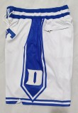 2024 Duke Embroidery Top Quality NBA Pants