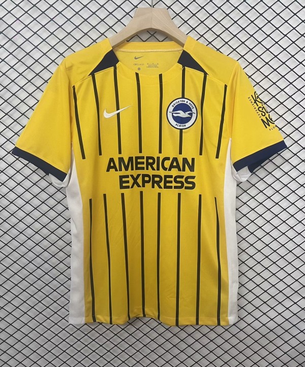 24-25 Brighton Away Fans Version Soccer Jersey