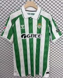 24-25 Real Betis Home Fans Soccer Jersey