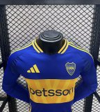 24-25 Boca Juniors Home Long sleeves Player Version Soccer Jersey