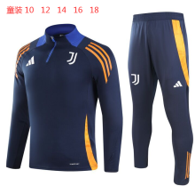 24-25 JUV High Quality Kids Half Pull Tracksuit