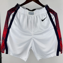 2024 Olympic Game USA White City Edition Top Quality NBA Pants