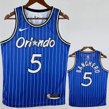 2018-2019 Magic BANCHERO #5 Blue Retro Top Quality Hot Pressing NBA Jersey