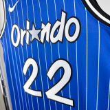 2018-2019 Magic WAGNER #22 Blue Retro Top Quality Hot Pressing NBA Jersey