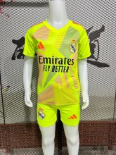 24-25 RMA Goalkeeper Kids Soccer Jersey