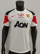 2011-2012 Man Utd Away Player Retro Soccer Jersey