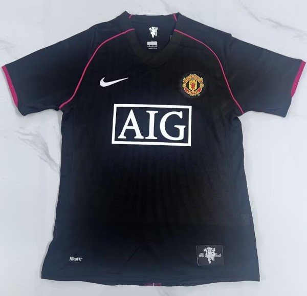 20072008 Man Utd Away Retro Soccer Jersey