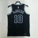 22-23 SA Spurs DEROZAN #10 Black Top Quality Hot Pressing NBA Jersey (Retro Logo)