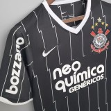 2011-2012 Corinthians Black Retro Soccer Jersey