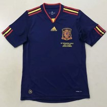 2010 Spain Away Royal Blue Retro Soccer Jersey(带胸前决赛字)