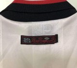 1999 Manchester United White Retro Soccer Jersey