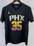 2023 SUNS DURANT #35 Black Quick drying T-shirt (Trapeze Edition)